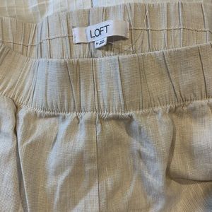 Loft Linen ankle pant